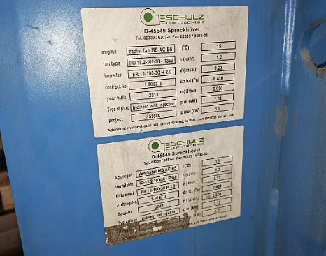 Вентилятор Rotamill R0-18.2-100