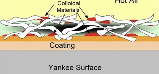 Влияние средств удержания волокна на покрытие янки-цилиндра. Часть 1е