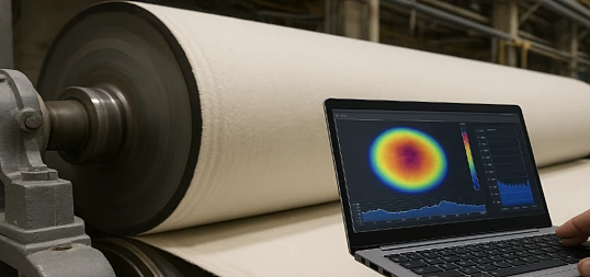 Мониторинг прессовых полотен в процессе работы БДМ